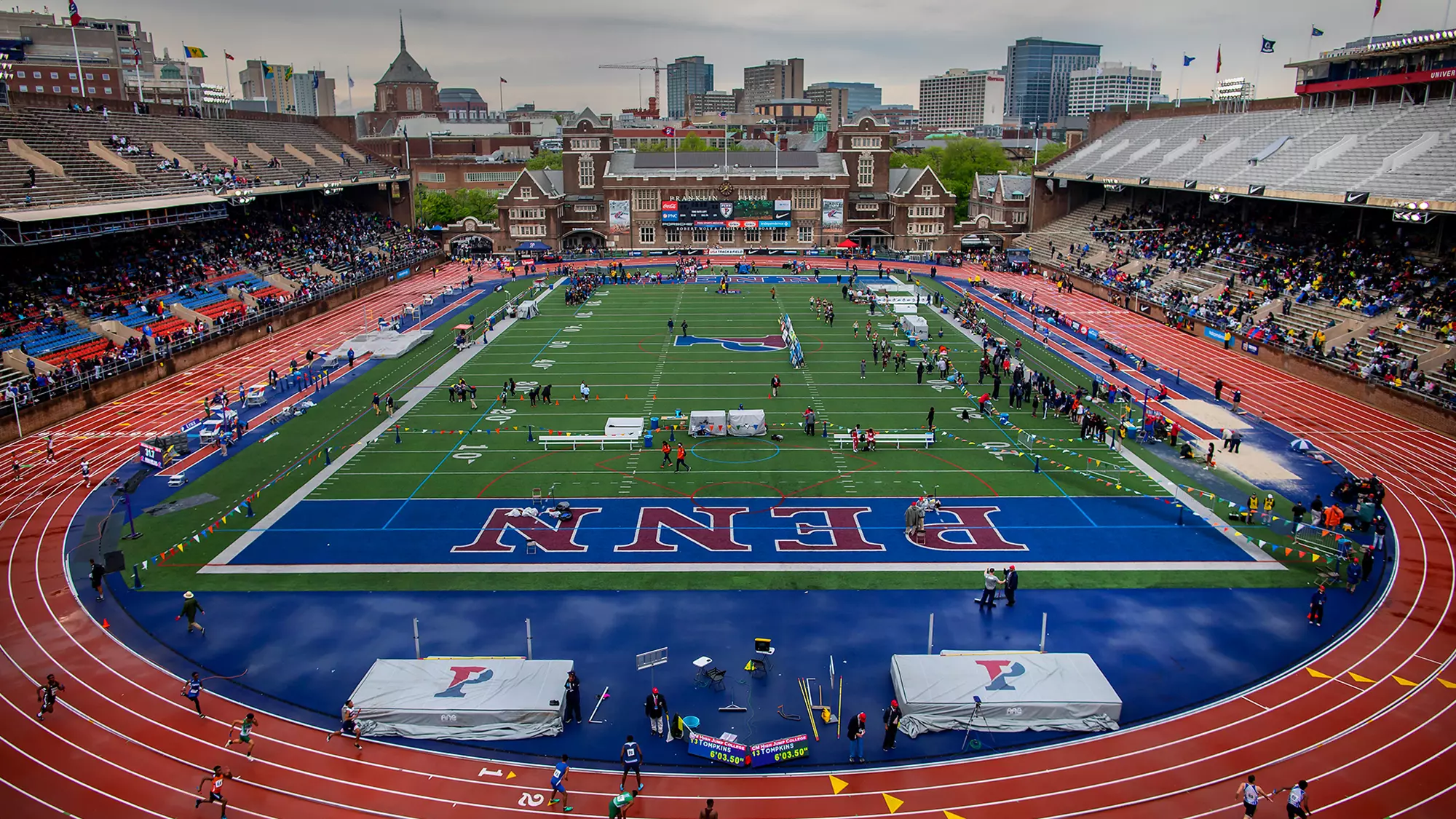 Chinh Tong with UPenn Football